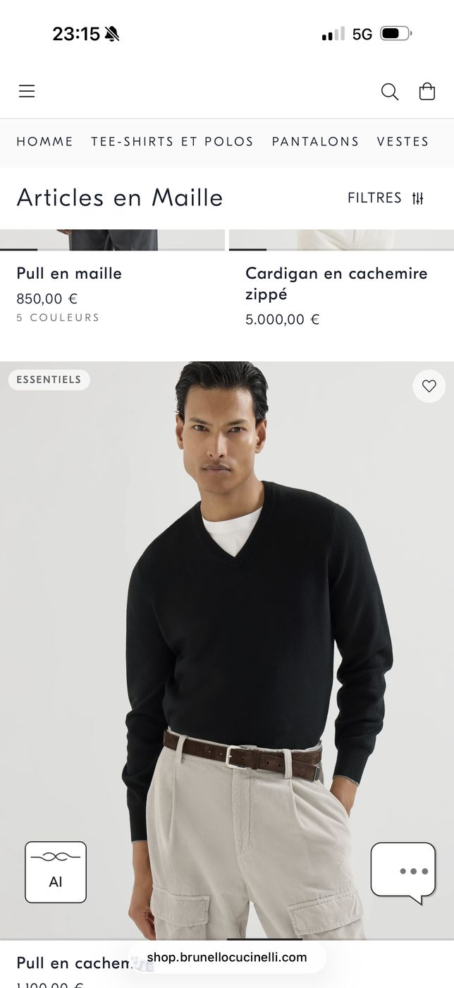 Inspiration mannequin Perfect Cashmere 22